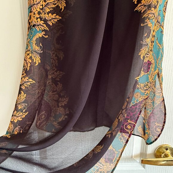 H&M Sheer Vintage Sleeveless Blouse - Picture 4 of 6